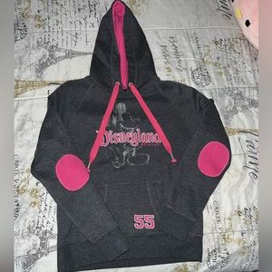 Grey and Pink Disneyland Hoodie